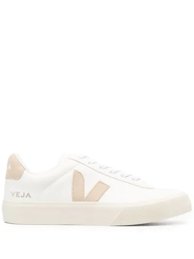 Veja Campo Low-top Lace-up Sneakers In Extra White Babe