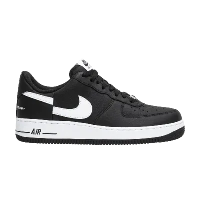 Nike X Supreme X Comme Des Garçons Air Force 1 Low Sneakers In 101 - Black