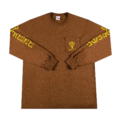 Supreme X South2 West8 Long-sleeve T-shirt In Brown