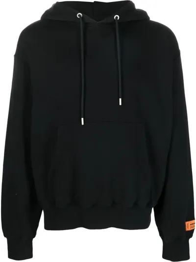 Heron Preston Ex-ray Logo-patch Hoodie In Black