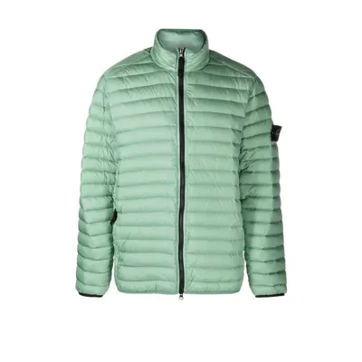 Stone Island Green Padded Down Jacket