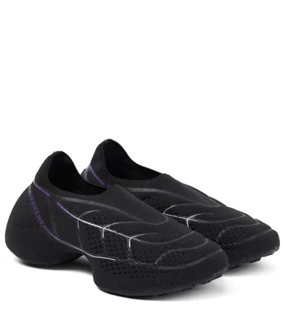 Givenchy Tk-360 Plus Knit Slip-on Sneakers In Black