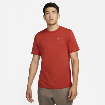 Nike Dri-fit Men's Yoga T-shirt In Red