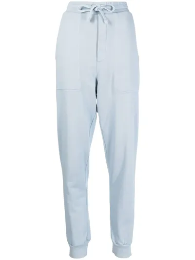 Nanushka Shay Embroidered Track Pants In Blue