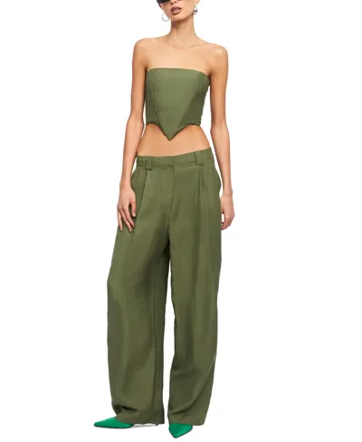 Lioness La Quinta Pants Khaki Xxs