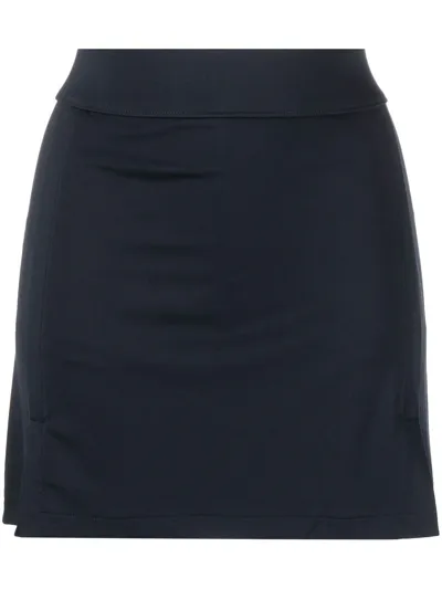 J. Lindeberg Blue Amelie Golf Mini Skirt