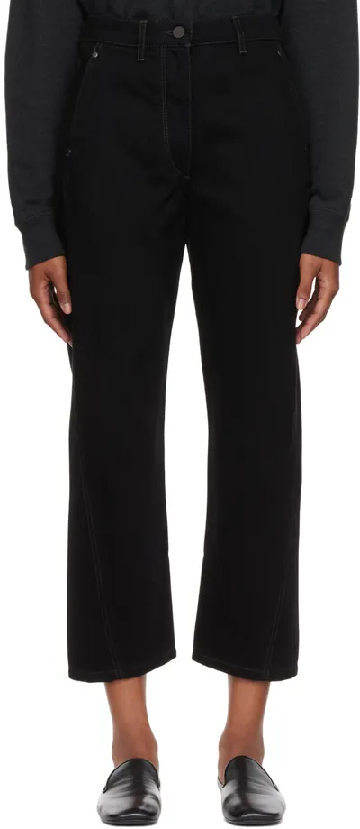 Lemaire Black Twisted Jeans