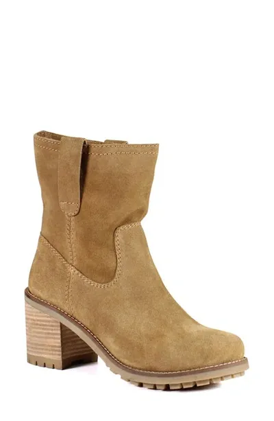 Diba True Chloe Mae Bootie In Camel Beige