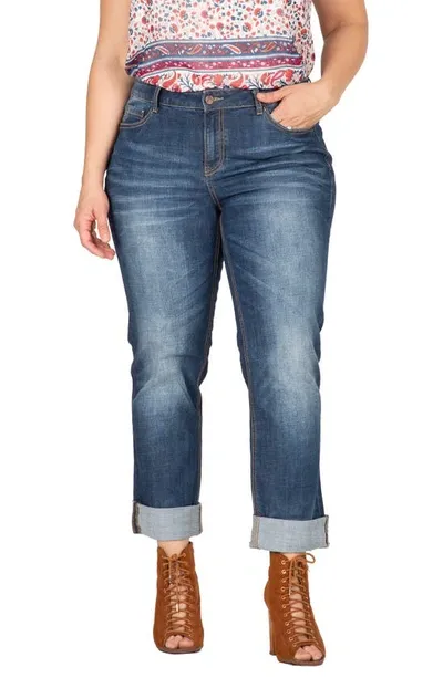 Standards & Practices X-boyfriend Cotton Jeans In 1824 Rebarb