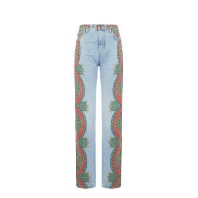 Etro Jean Avec Motif Jacquard