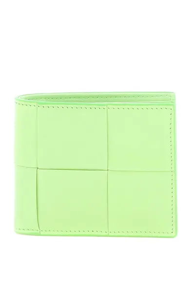 Bottega Veneta Bifold Wallet In Green