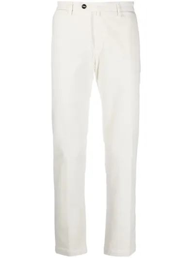 Briglia 1949 Slim-cut Chino Trousers In Weiss