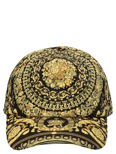 Versace Barocco Cap In Multicolor