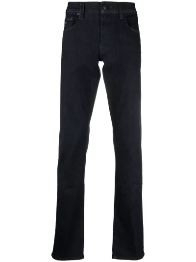 Sartoria Tramarossa Stretch-cotton Straight-leg Jeans In Blue