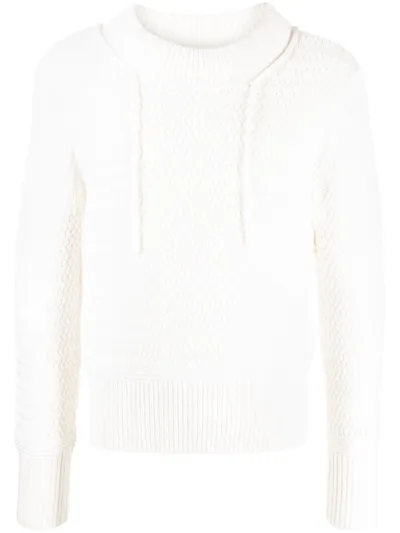 Craig Green Drawstring Roll-neck Jumper In Weiss