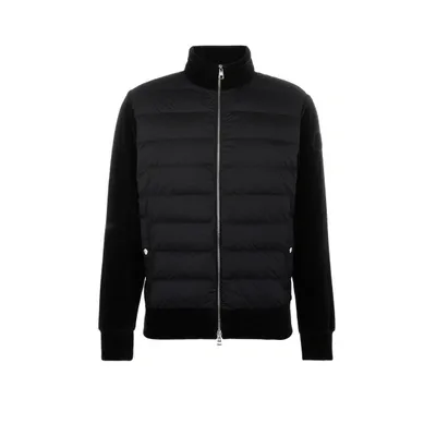 Moncler Gilet En Velours Côtelé Avec Empiècements Doudoune