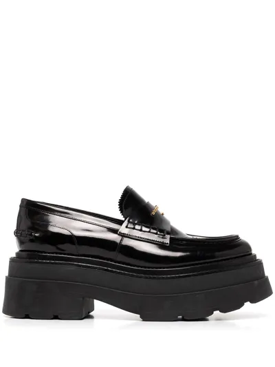 Alexander Wang Carter Platform Loafer In 001 Black