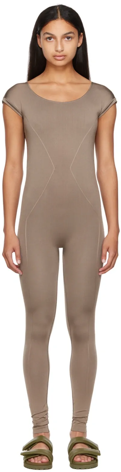 Prism Taupe Enlightened Unitard In Muddy Grey