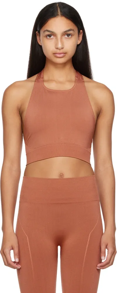 Prism Orange Revitalised Sport Top In Rusty Pink