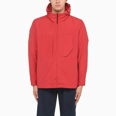 Stone Island Stellina Padded Jacket In A Red Technical Fabric