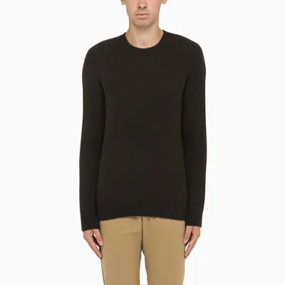 Drumohr Brown Merino Wool Sweater