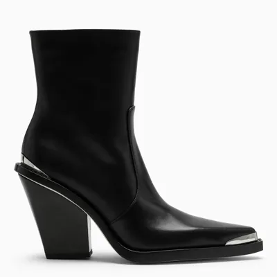 Paris Texas Black Leather Dallas Boots