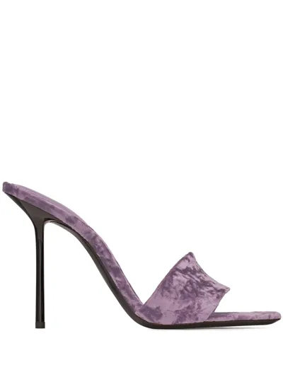 Saint Laurent Baliqua 105mm Sandals In Mauve