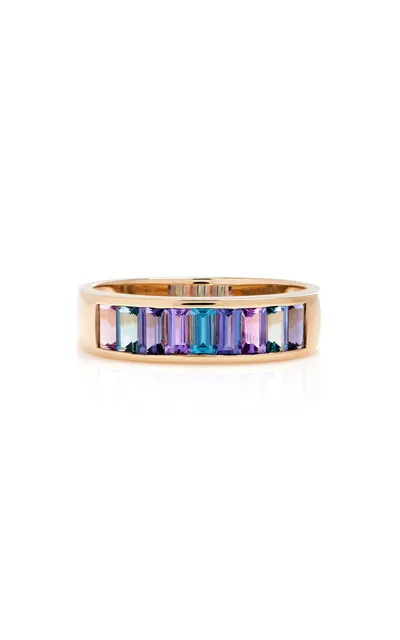 Jane Taylor Cirque 14k Yellow Gold Multi-stone Ring