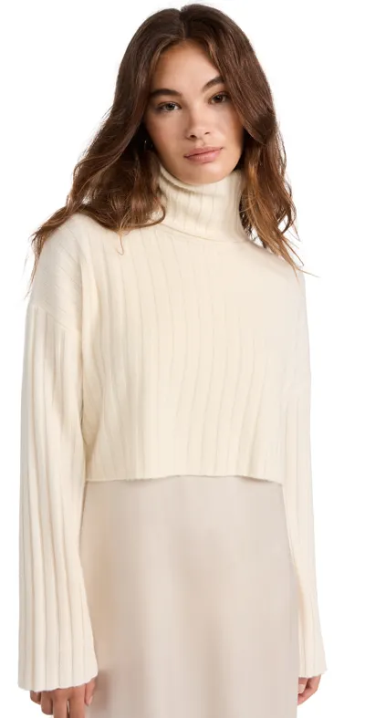 Sablyn Uma Cashmere Sweater In Gardenia