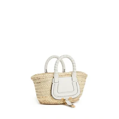 Chloé Marcie Raffia Mini Bag