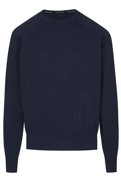 Canada Goose Huron Crewneck Sweatshirt In Navy