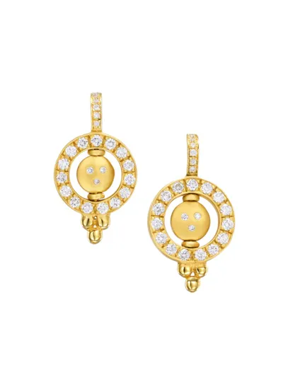 Temple St Clair Women's Florence Orbit 18k Yellow Gold & Diamond Earrings