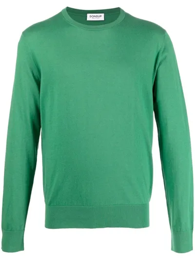 Dondup Crew-neck Jumper In Green