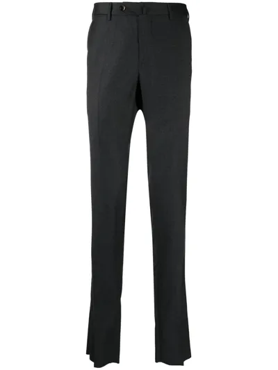 Pt Torino Slim-cut Tailored Trousers In Grey