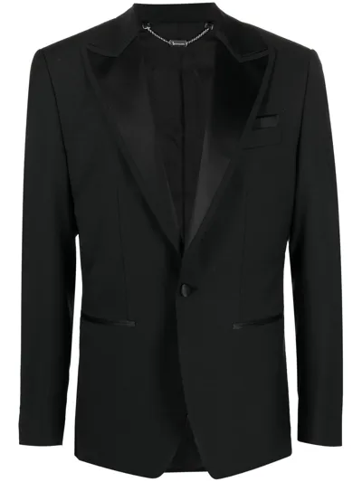 Billionaire Lord Fitted Blazer In Black