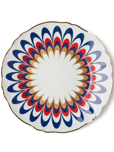 Bitossi Home Flora Four-set Dinner Plates In White