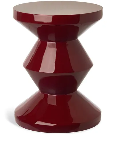 Polspotten Zig Zag Stool In Red