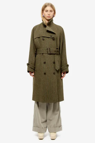 Aspesi Coat In Green