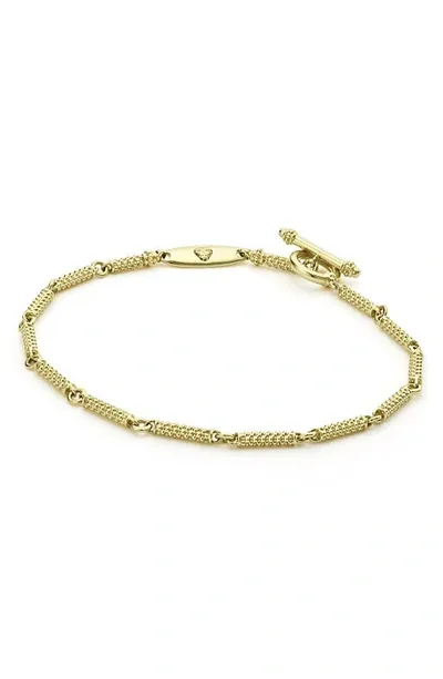 Lagos Signature Caviar Station Bracelet In Gold