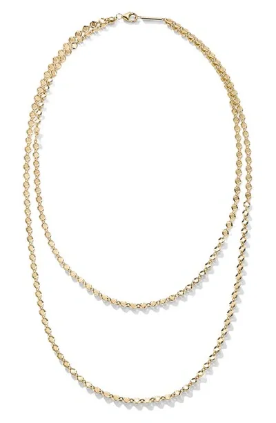 Lana Miami Double Layered Necklace In Yellow Gold