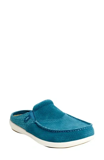 Revitalign Siesta Orthotic Clog Sneaker In Blue Coral