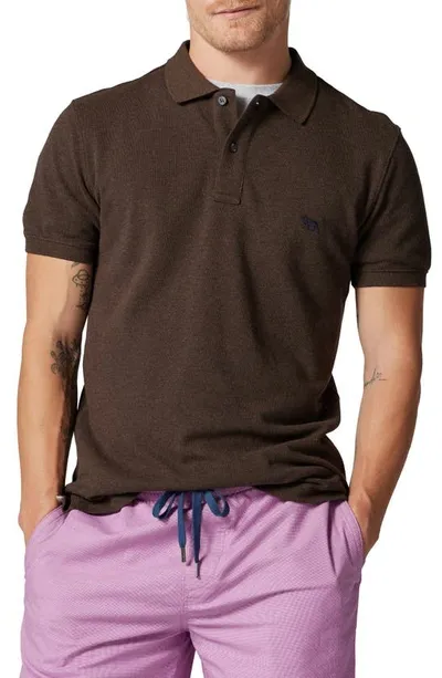 Rodd & Gunn The Gunn Slim Fit Polo Shirt In Walnut