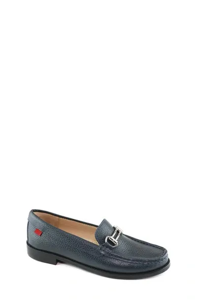 Marc Joseph New York Park Ave Loafer In Navy Grainy