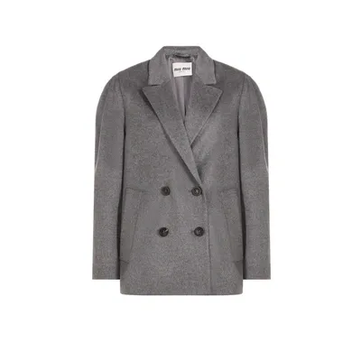 Miu Miu Virgin Wool And Cashmere Jacket