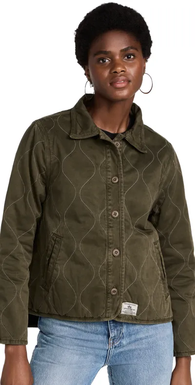 Alpha Industries Crewman Liner Mod Jacket In Dark Green