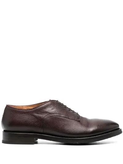 Alberto Fasciani Lace-up Leather Shoes In Braun