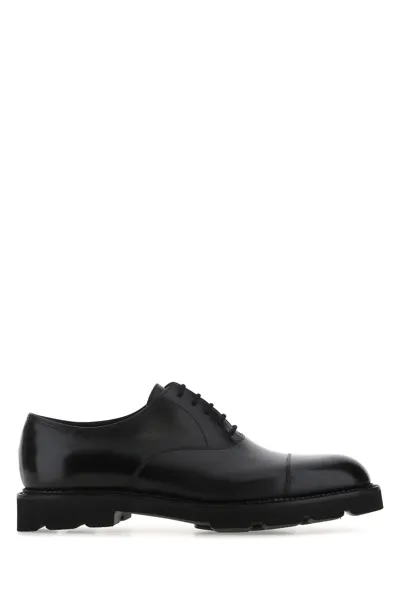 John Lobb Scarpe Stringate-9 Nd  Male In Black