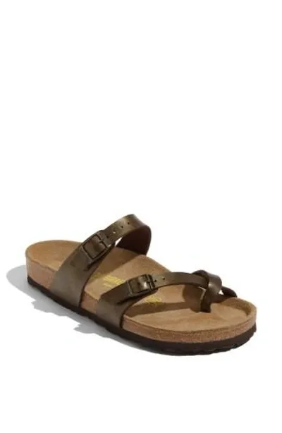 Birkenstock Mayari Birko-flor Sandal In Golden Brown