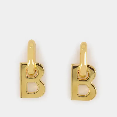 Balenciaga Earrings In Gold