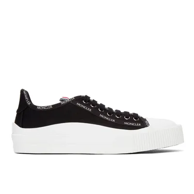 Moncler Glissiere Logo Sneakers Sneakers Man In Black